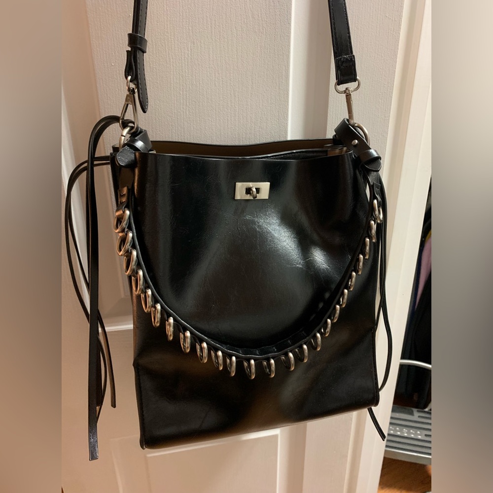 Zara Leather Shoulder Bag